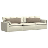 Sofa Pillows 2 pcs Taupe 120 x 40 cm Fabric 42013811