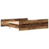 Bed Frame without Mattress Old Wood 160x200cm Engineered Wood 3328754