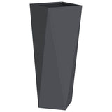 Planter 2 pcs Anthracite 30 x 30 x 75 cm Steel 883771