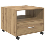 Coffee Table Artisan Oak 55 x 55 x 45cm Engineered Wood 880469