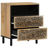 Bedside Cabinet 50x33x60 cm Solid Wood Mango 358222