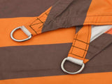 Sun Shade Sail Orange and Brown 4.5 x 3 m 100% Polyester Oxford 42031044