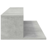 Studio Desk Concrete Grey 152 x 36 x 19.5 cm Engineered Wood 8006695