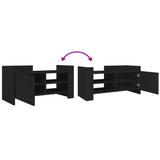 TV Cabinet Black 80x35x40 cm Engineered Wood 848368