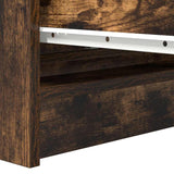 Sideboard Smoked Oak 80x35x76 cm Engineered Wood 861737