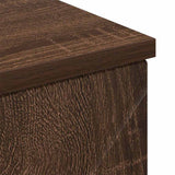 Bathroom Cabinet with Drawer Brown Oak 30 x 35 x 80 cm 883331