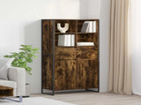 Sideboard 2 pcs Smoke Oak 81 x 36 x 150.5 cm Engineered Wood 3403036