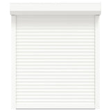 Roller Shutter White 100 x 120 cm Aluminium and Polyurethane 42047054
