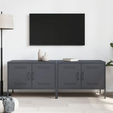 TV Cabinets 2 pcs Anthracite 68x39x50.5 cm Steel 842939