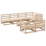 Garden Sofa Set Natural wood Solid pine wood Large 3299342