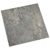 Self-adhesive Flooring Planks 55 pcs PVC 5.11 m Grey 324645