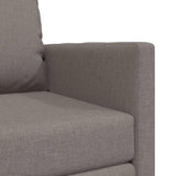 Sofa Bed Taupe 74 x 77 x 81 cm Fabric 4106626