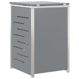 Wheelie Bin Storage Grey 77.5 x 69 x 112.5 cm Stainless Steel 42028998