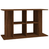Aquarium Stand Brown Oak 100x40x60 cm Engineered Wood 833590