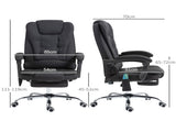 Six-Point Massage and Heated Office Chair - Black T3398P329904