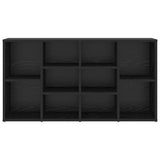 Shoe Bench Black Oak 103 x 30 x 54.5 cm Engineered Wood 875160