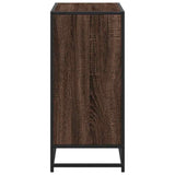 Book Cabinet Brown Oak 80.5x35x76 cm Engineered Wood 849108
