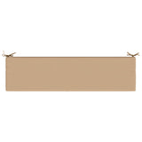 2-Piece Bench Cushions SOEST 2 pcs 100% Polyester Sand 949843