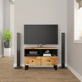 TV Cabinet 70x33x46cm Solid Wood Mango 345223
