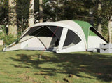 Family Tent Tunnel 6-Person Green Waterproof 4009458