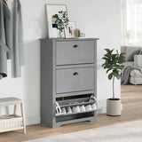 Shoe Rack BODO Grey 80x35x118 cm 4016883