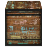 Storage Box Brown and Black 80 x 50 x 50 cm Reclaimed Wood 4016746