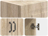 Cabinet Set 2 pcs Sonoma Oak 66 x 34.5 x 87 cm Engineered Wood 3416963