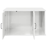 Cat House Gloss White 85 x 55 x 50 cm Engineered Wood 8000738