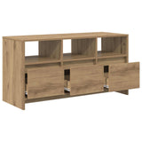 TV Cabinet 102 x 37.5 x 52.5 cm Artisan Oak Engineered Wood 8017359