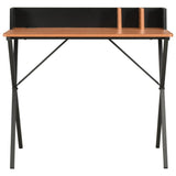 Desk Black and Brown 80x50x84 cm 20274