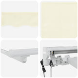 Retractable Awning Cream 350 x 200 cm Polyester and Aluminium 3329639
