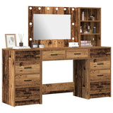 Dressing Table 3 pcs Brown 40 x 41 x 135 cm Engineered wood 3334216