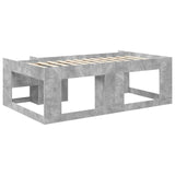 Kids'Bed Frame with Storage Concrete Grey 90 x 190 cm 3422630