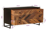 Drawer Cabinet with Drawer 75 x 30 x 54 cm 42020102