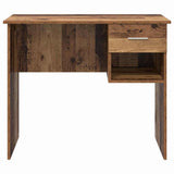 Desk with Drawer Old Wood 90 x 49 x 75 cm Engineered Wood 869272