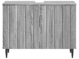 Bathroom Sink Cabinet ZWOLLE Grey Sonoma 59.5 x 31.5x 59 cm 896351
