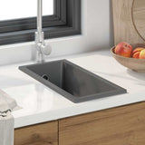 Kitchen Sink Grey 21 x 44 x 14 cm Granite 4012356
