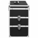 Make-up Case 37x24x40 cm Black Aluminium 91840