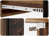 Wall-Mounted Side Table Old Wood 87.5 x 34.5 x 17 cm 898163