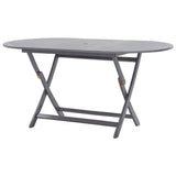 Folding Garden Table 160x85x75 cm Solid Acacia Wood 46332