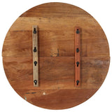 Round Table Top 70 cm 25-27 mm Solid Reclaimed Wood 286039