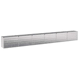 Raised Garden Bed Silver 480 x 40 x 55 cm galvanized 8006291