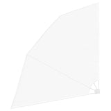 Balcony Privacy Screen 210 x 210 cm Polyester White 42000939