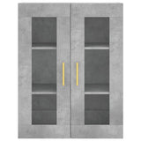 Highboard Concrete Grey 69.5x34x180 cm Engineered Wood 3198397