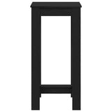 Bar Table Black Oak 51 x 50 x 103.5 cm Engineered Wood 868078