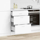 Kitchen Base Cabinet "Lyon" White Engineered Wood 854250