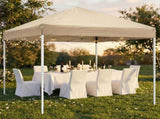 10'x10' Pop Up Screen Canopy Tent, Khaki 210D Oxford Instant Folding Gazebo with 4 Mesh Sidewalls 84345023