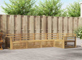Outdoor Sofa Set 5 pcs White 247 x 128.5 x 73 cm 3391844
