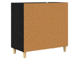 Sideboard Black oak 34 x 69.5 x 89 cm Engineered wood 880672