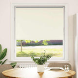 Roller Blind Blackout Off White 110x150 cm Fabric Width 105.7 cm Polyester 4011650